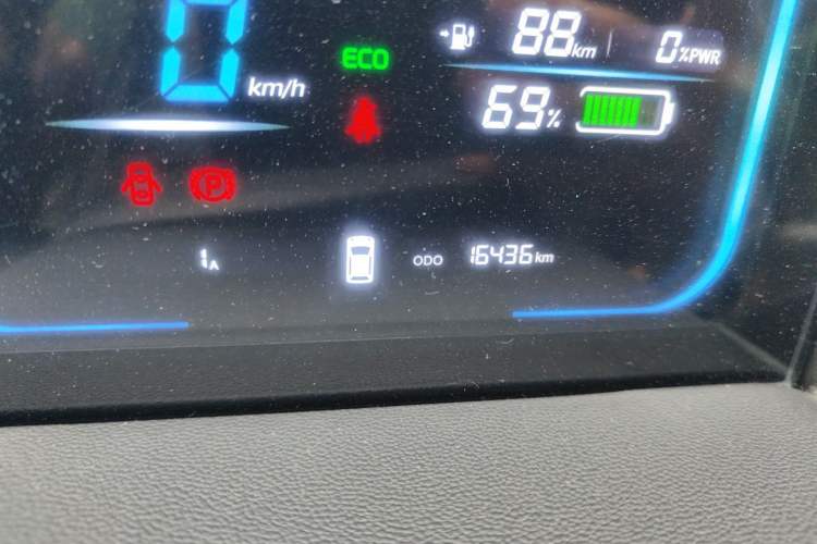 Used CHANGAN NEVO Lumin 2024 130km Qingyue Version Odometer Close Up