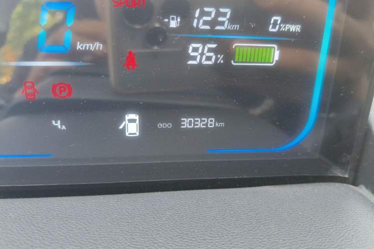 Used CHANGAN NEVO Lumin 2024 130km Qingyue Version Odometer Close Up