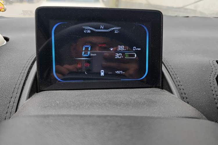 Used CHANGAN NEVO Lumin 2024 130km Qingyue Version Odometer Close Up