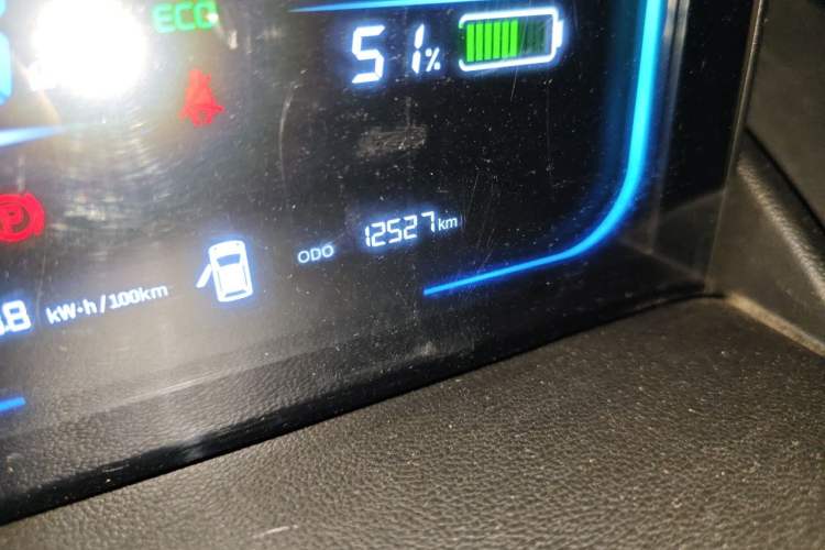 Used CHANGAN NEVO Lumin 2024 130km Qingyue Version Odometer Close Up