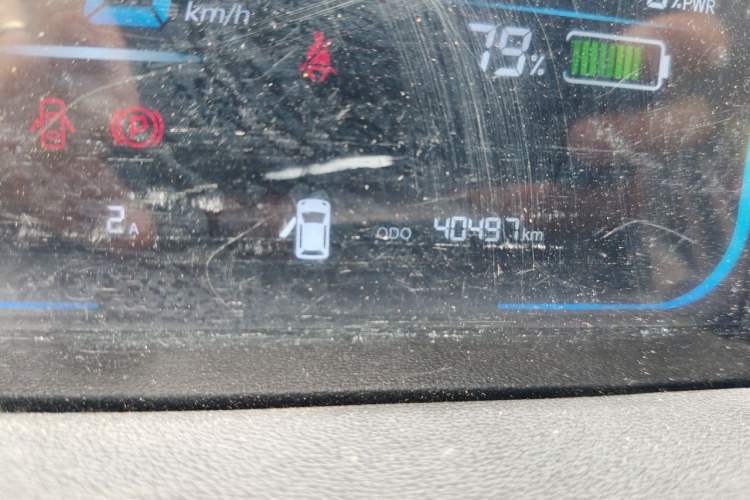 Used CHANGAN NEVO Lumin 2024 301km Launch Edition Odometer Close Up