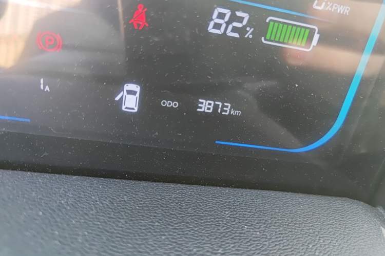 Used CHANGAN NEVO Lumin 2024 130km Qingyue Version Odometer Close Up