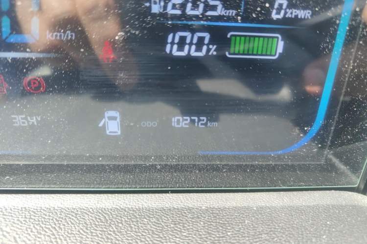 Used CHANGAN NEVO Lumin 2024 205km Launch Edition Odometer Close Up