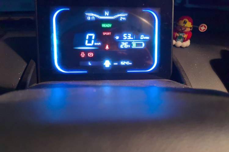 Used CHANGAN NEVO Lumin 2024 205km Launch Edition Odometer Close Up