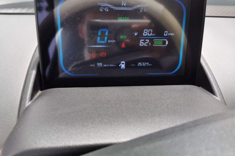 Used CHANGAN NEVO Lumin 2024 130km Qingyue Version Odometer Close Up