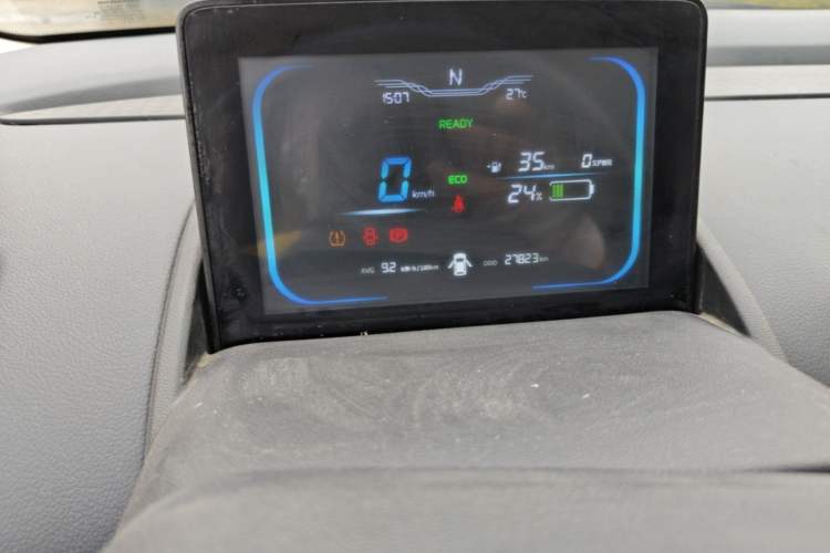 Used CHANGAN NEVO Lumin 2024 130km Qingyue Version Odometer Close Up