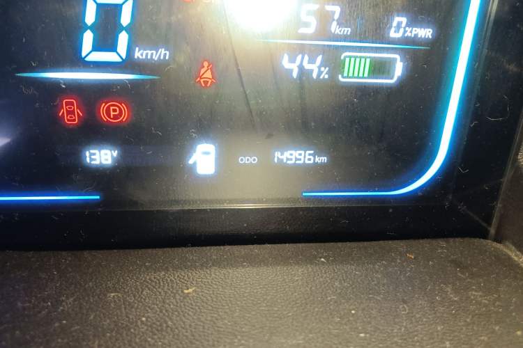 Used CHANGAN NEVO Lumin 2024 130km Qingyue Version Odometer Close Up