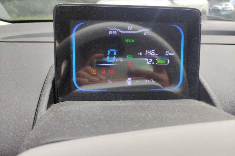 Used CHANGAN NEVO Lumin 2024 205km Orange Wind Edition Odometer Close Up