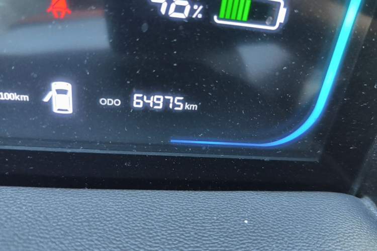 Used CHANGAN NEVO Lumin 2024 301km Orange Wind Edition Odometer Close Up