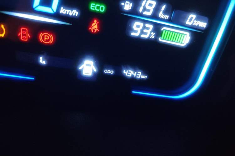 Used CHANGAN NEVO Lumin 2025 205 km Xiangqin Version Odometer Close Up