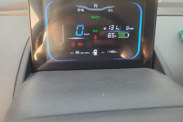 Used CHANGAN NEVO Lumin 2025 205 km Xiangqin Version Odometer Close Up