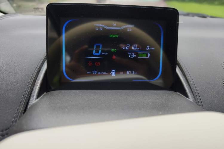 Used CHANGAN NEVO Lumin 2025 301km Honey Dew Edition Odometer Close Up