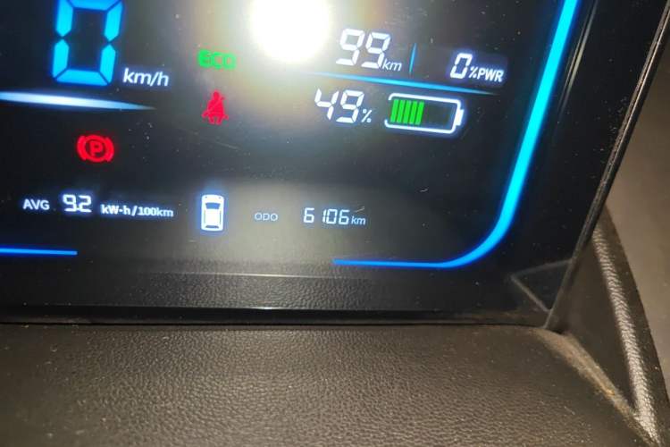 Used CHANGAN NEVO Lumin 2025 205 km Xiangqin Version Odometer Close Up