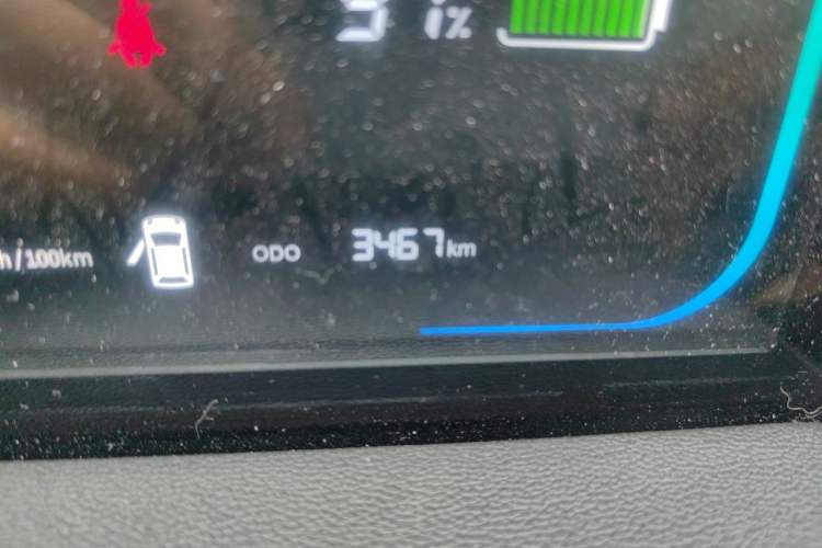 Used CHANGAN NEVO Lumin 2025 205km Refreshing Edition Odometer Close Up