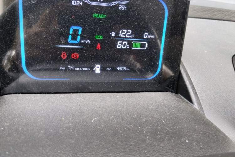 Used CHANGAN NEVO Lumin 2025 205 km Xiangqin Version Odometer Close Up