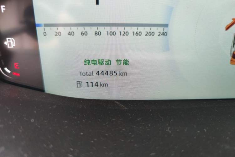 Used CHANGAN NEVO Q05 2023 125 Pro Odometer Close Up