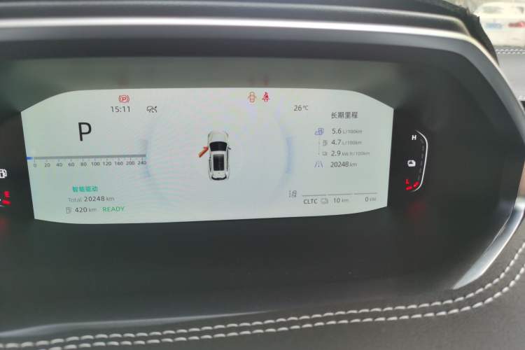 Used CHANGAN NEVO Q05 2023 125 Pro Odometer Close Up