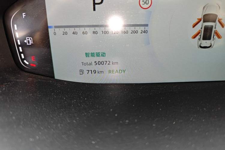 Used CHANGAN NEVO Q05 2023 125 Pro Odometer Close Up