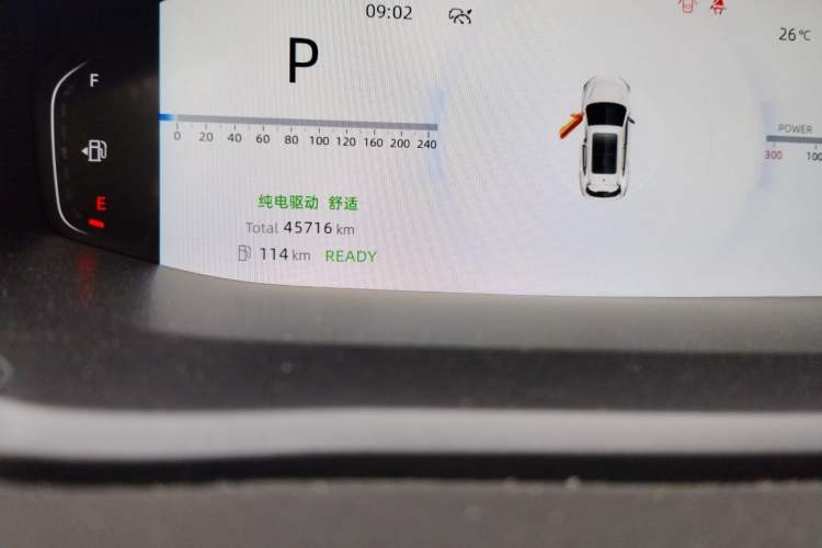 Used CHANGAN NEVO Q05 2023 125 Pro Odometer Close Up