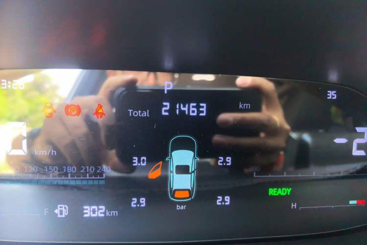 Used CHANGAN NEVO Q05 2023 60 Lite Odometer Close Up
