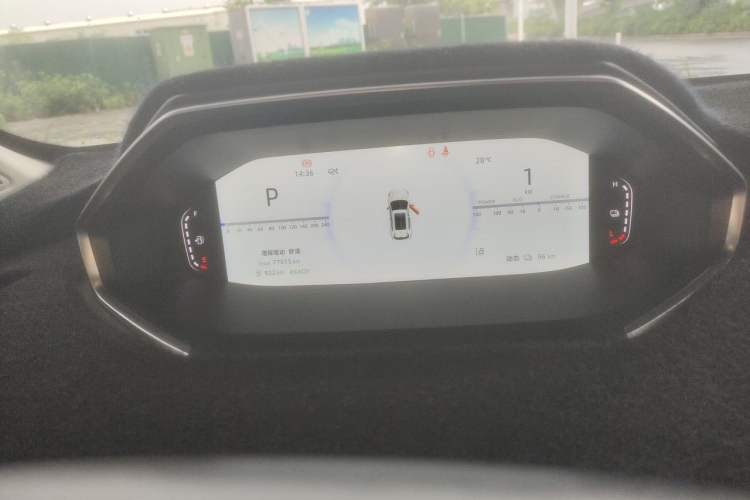 Used CHANGAN NEVO Q05 2024 Truly Delicious Version 125cc Superior Design CATL Odometer Close Up