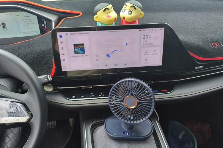 Used CHANGAN NEVO Q05 2024 Truly Delicious Version 125 Excellence Edition CATL Audio And AC Panel