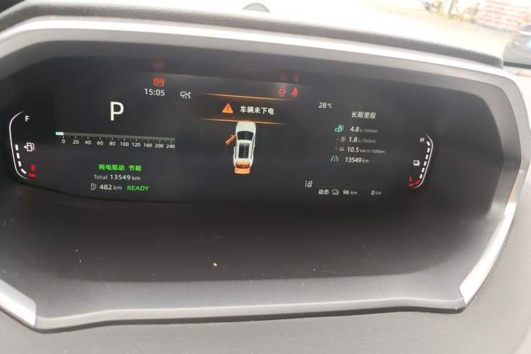 Used CHANGAN NEVO Q05 2024 Truly Delicious Version 125cc Superior Design CATL Instrument Cluster