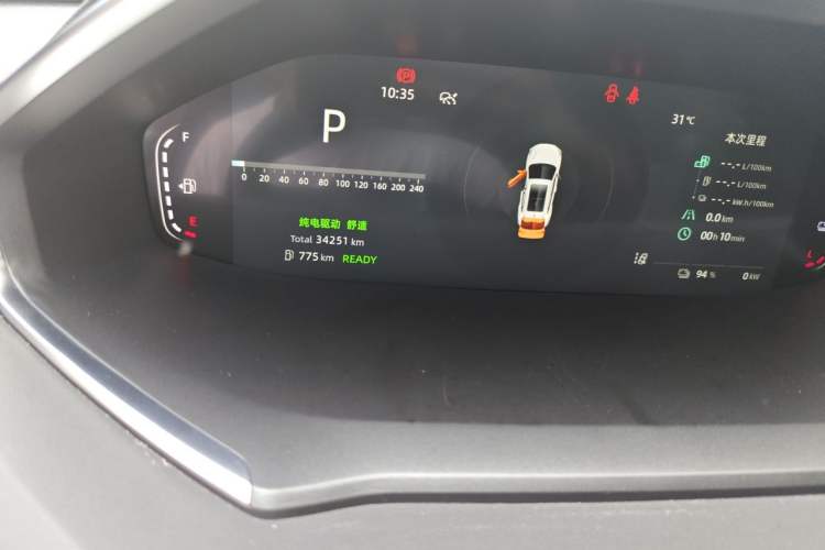 Used CHANGAN NEVO Q05 2025 Truly Delicious Version 125 Deluxe Edition Odometer Close Up