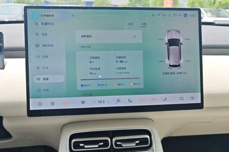 Used CHANGAN NEVO Q05 2026 Model 506 Max Audio And AC Panel