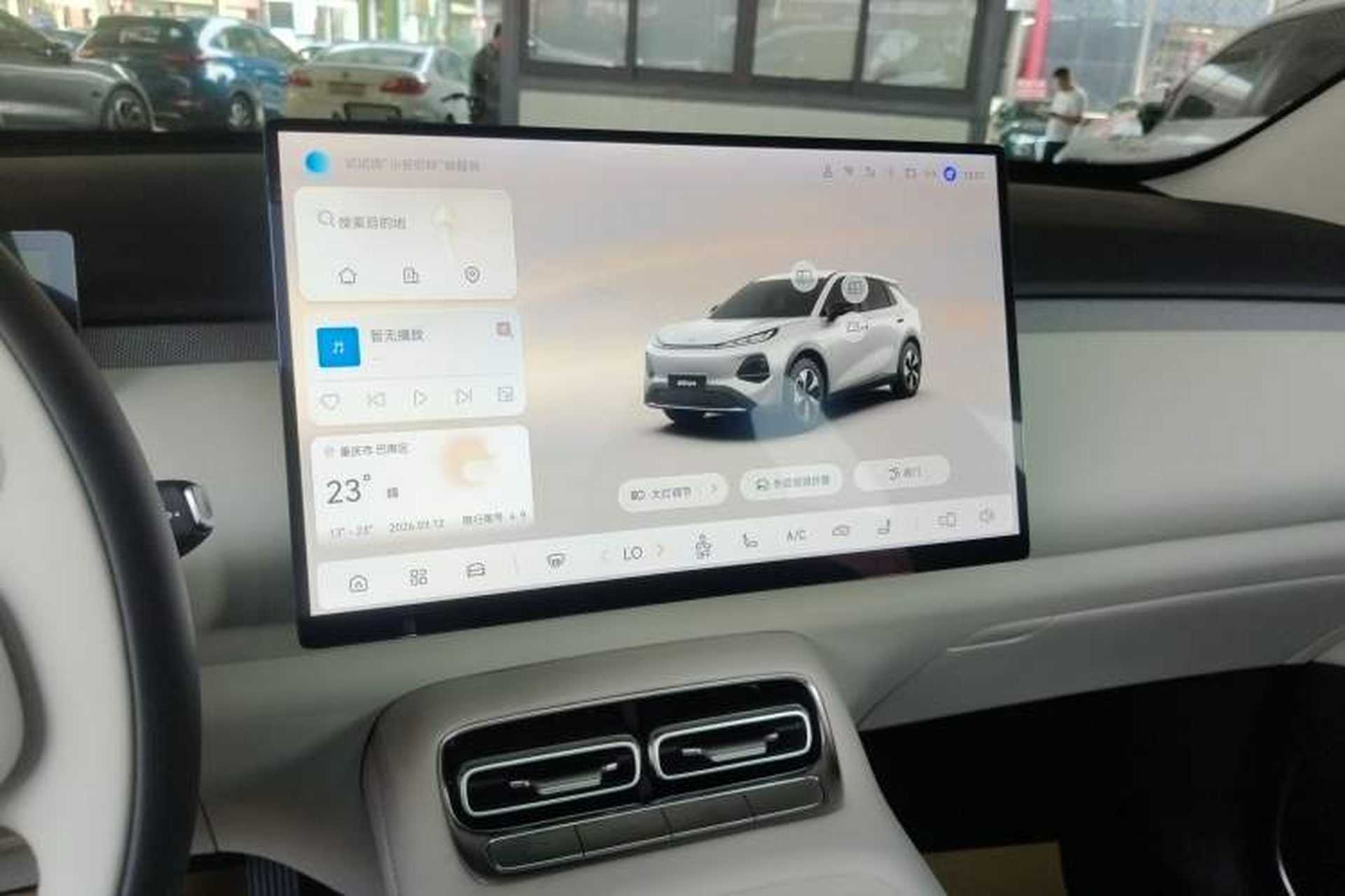 Used CHANGAN NEVO Q05 2026 Model 506 Max Audio And AC Panel