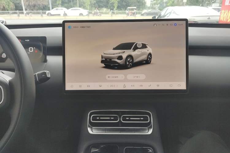 Used CHANGAN NEVO Q05 2026 Model 405Air Audio And AC Panel