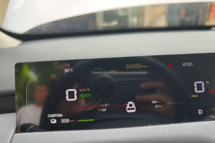 Used CHANGAN NEVO Q05 2026 Model 405Air Odometer Close Up