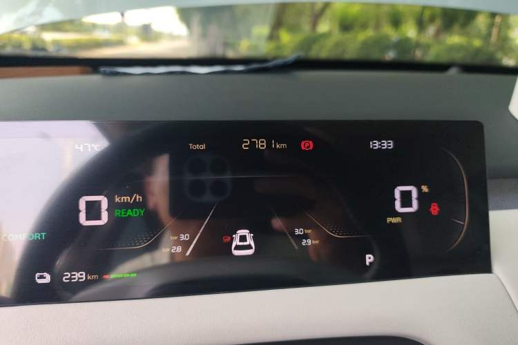 Used CHANGAN NEVO Q05  Odometer Close Up