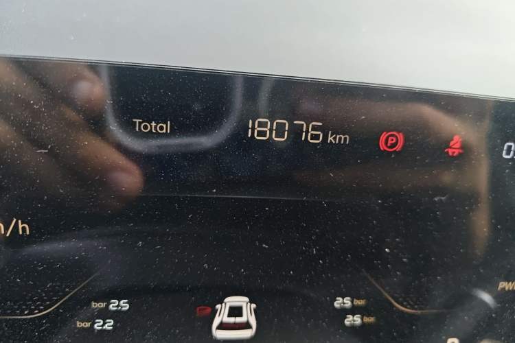 Used CHANGAN NEVO Q05 2026 Model 405Air Odometer Close Up