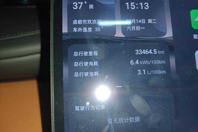 Used CHANGAN NEVO Q07 2025 215 Prestige Edition Odometer Close Up