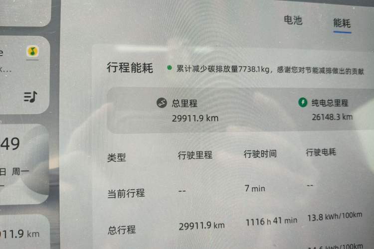 Used CHANGAN NEVO Q07 2025 215 Flagship Edition Odometer Close Up