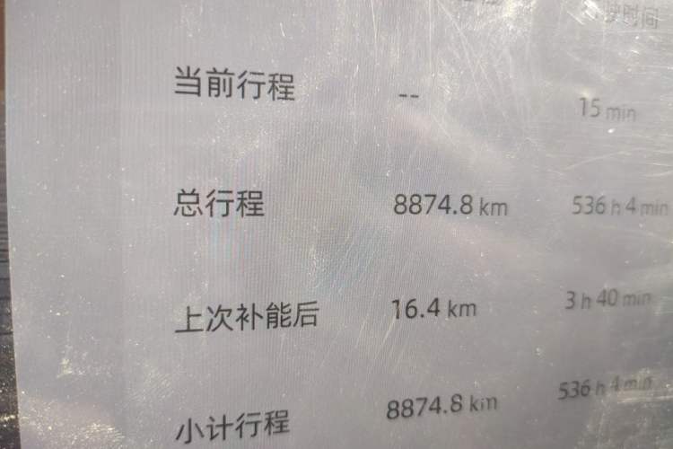 Used CHANGAN NEVO Q07 2025 215 Flagship PLUS Odometer Close Up