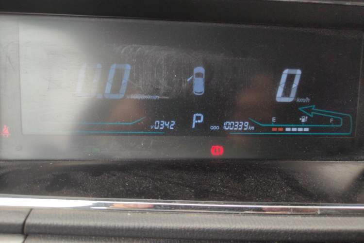 Used CHANGAN OSHAN A600EV 2018 EV model Odometer Close Up