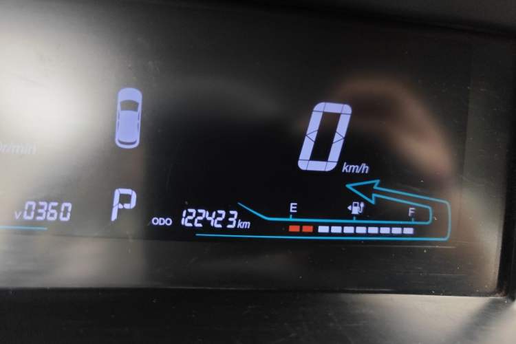 Used CHANGAN OSHAN A600EV 2018 EV model Odometer Close Up