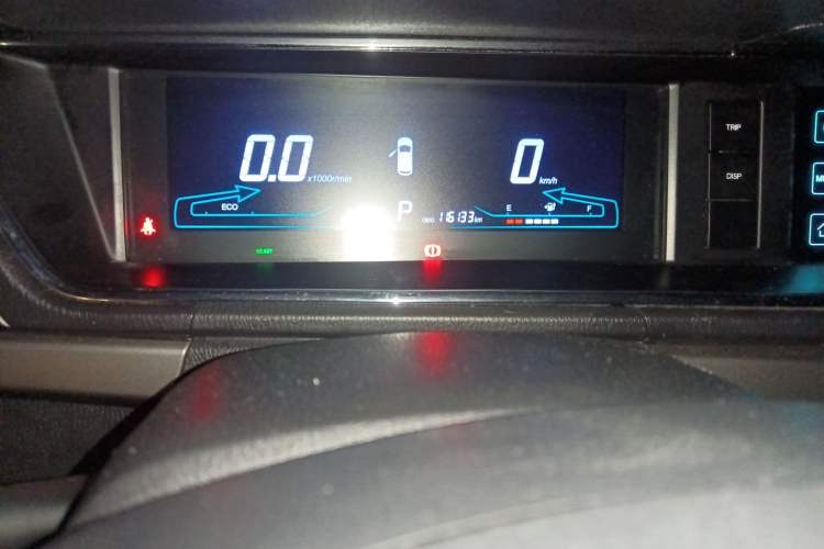Used CHANGAN OSHAN A600EV 2018 EV model Odometer Close Up