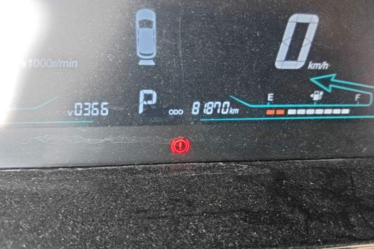 Used CHANGAN OSHAN A600EV 2018 EV model Odometer Close Up