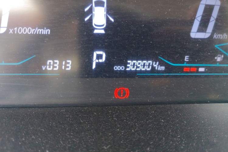 Used CHANGAN OSHAN A600EV 2019 Revised Version 6 Seats Odometer Close Up