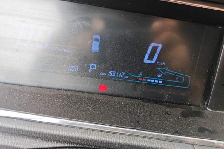 Used CHANGAN OSHAN A600EV 2019 Revised Version 5 Seats Odometer Close Up