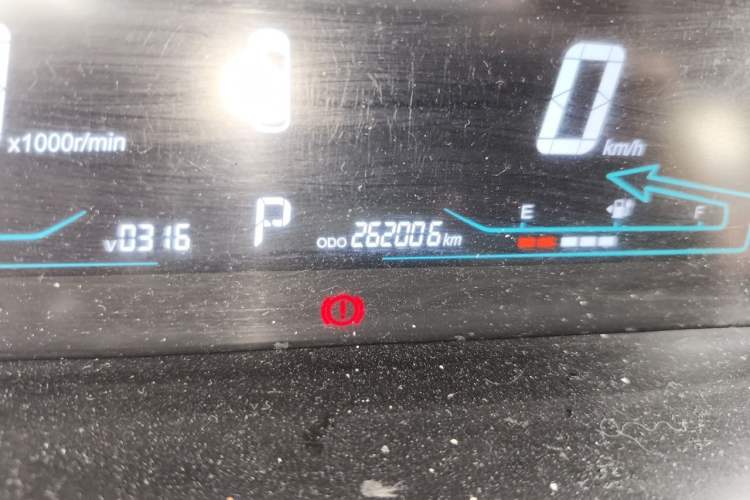 Used CHANGAN OSHAN A600EV 2019 Revised Version 6 Seats Odometer Close Up