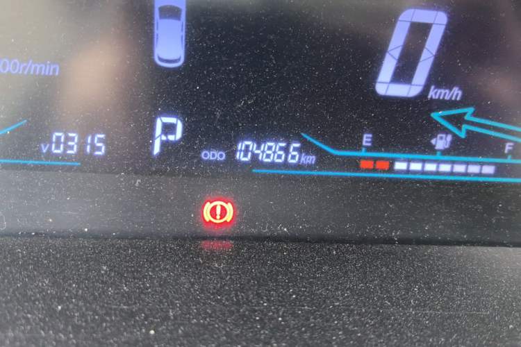 Used CHANGAN OSHAN A600EV 2019 Revised Version 5 Seats Odometer Close Up