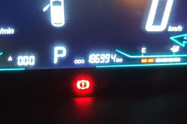 Used CHANGAN OSHAN A600EV 2019 Revised Version 5 Seats Odometer Close Up