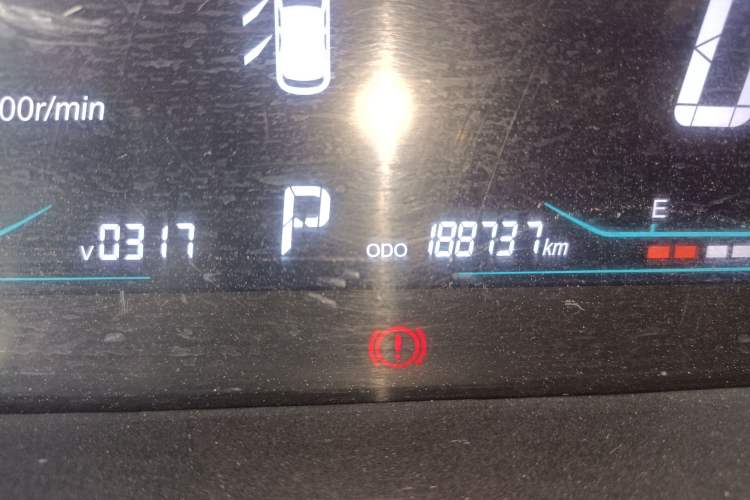 Used CHANGAN OSHAN A600EV 2021 Light & Lively Edition Odometer Close Up