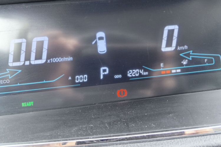 Used CHANGAN OSHAN A600EV 2021 EV model Odometer Close Up