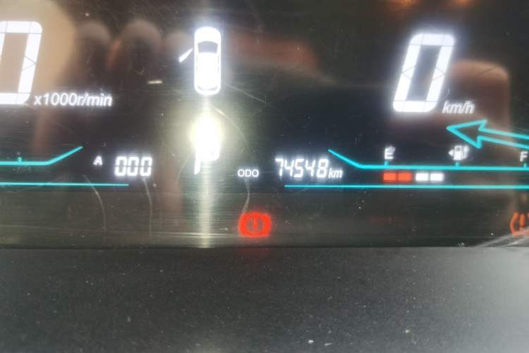 Used CHANGAN OSHAN A600EV 2021 EV model Odometer Close Up