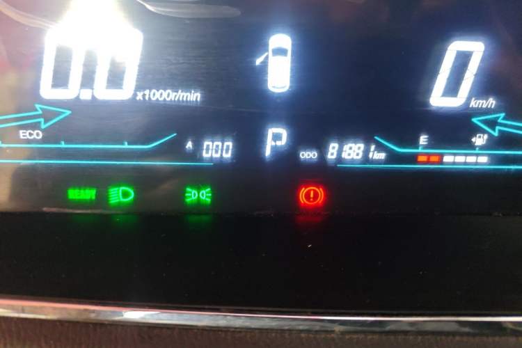 Used CHANGAN OSHAN A600EV 2021 Light & Lively Edition Odometer Close Up
